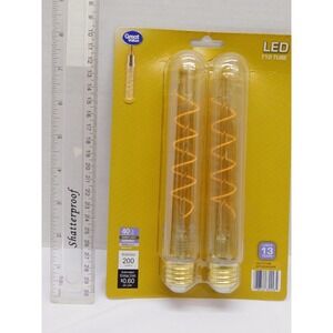 Great Value LED T10 Tube Light Blub 2 Pack